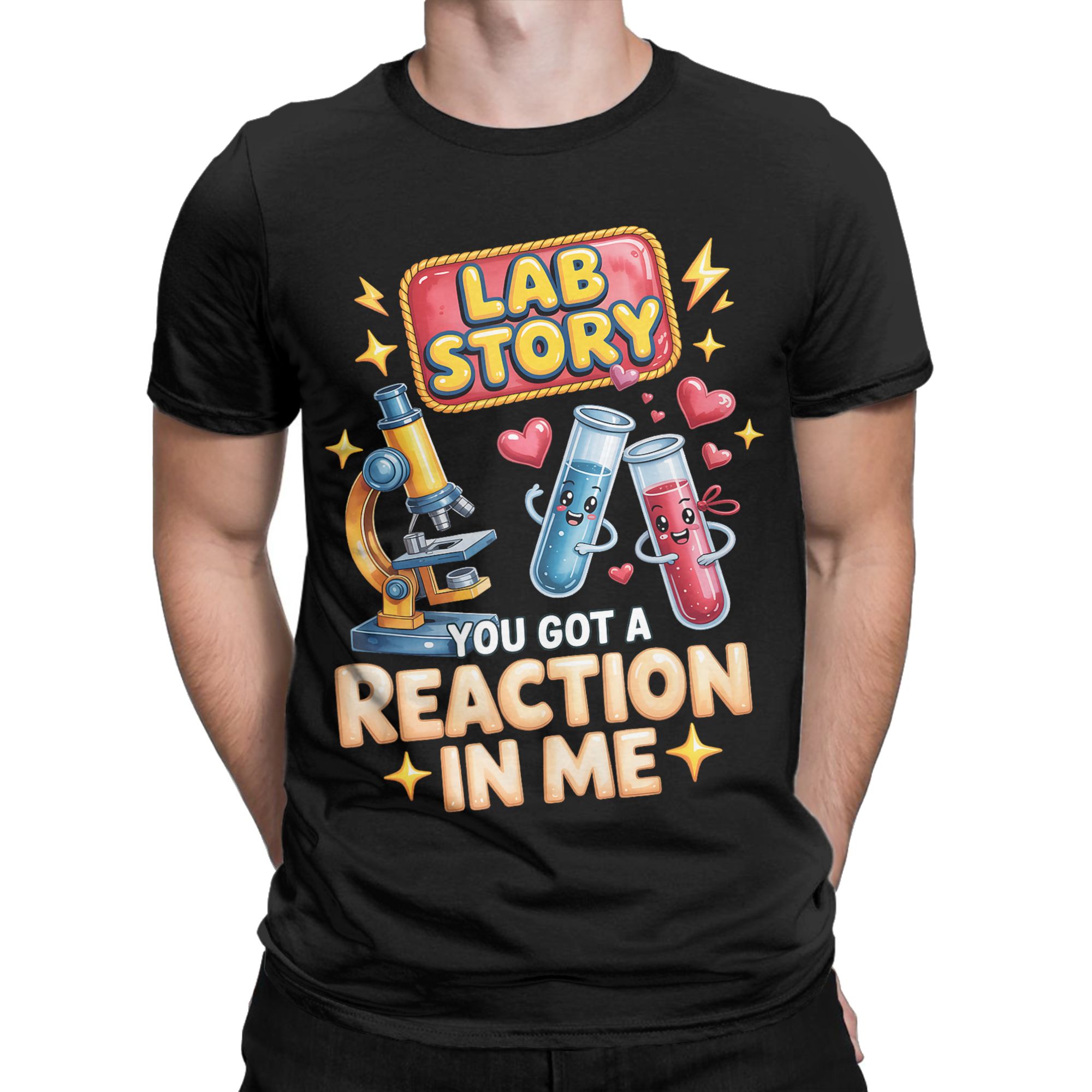 Medical Lab Technician - Maglietta 100% Cotone con Grafica del