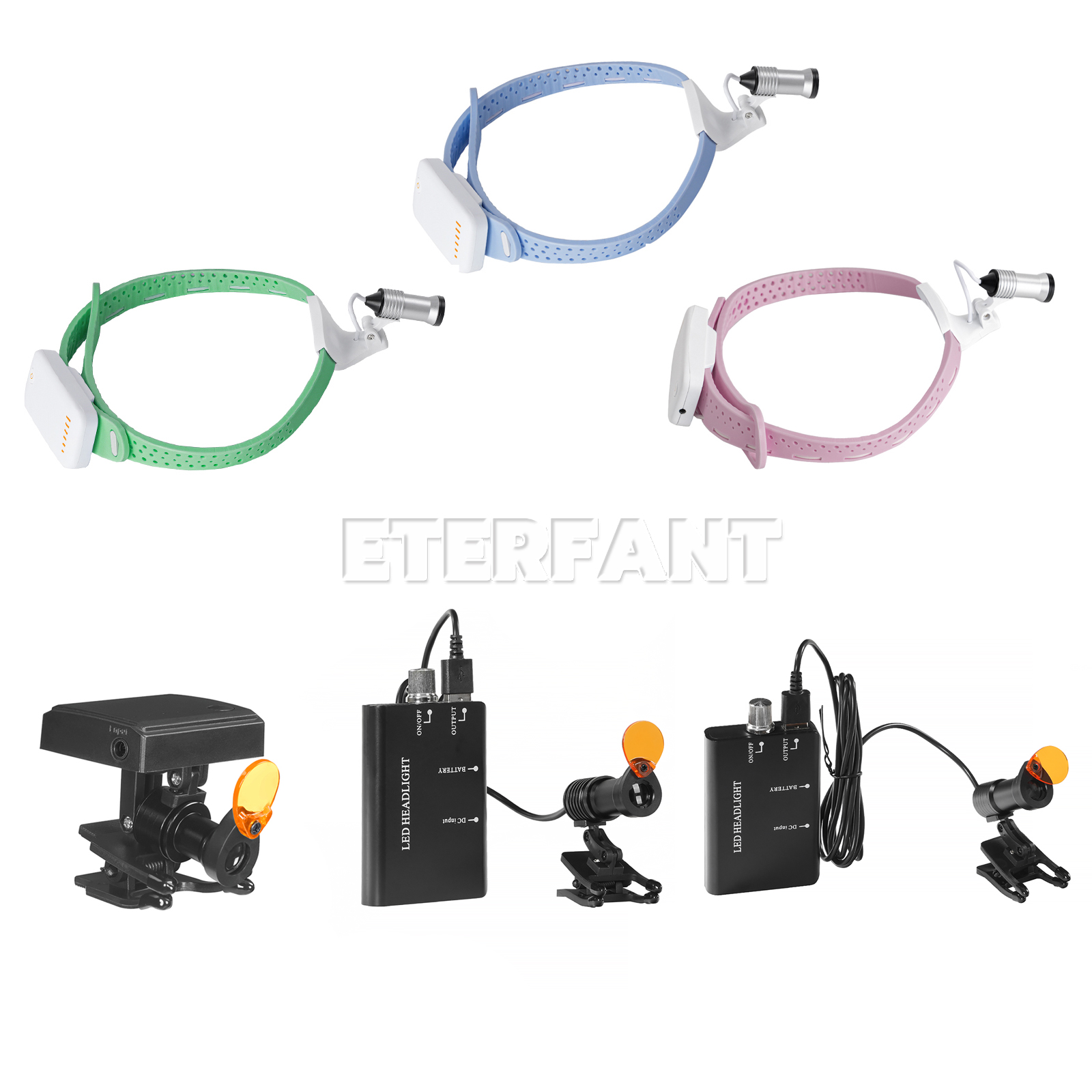 Led Medical Headlight - Lampada Frontale Leggera per Dentisti, Luce
