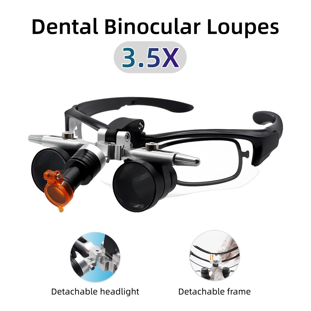 Led Medical Headlight - Lenti binoculari dentali Lente d'ingrandimento medica