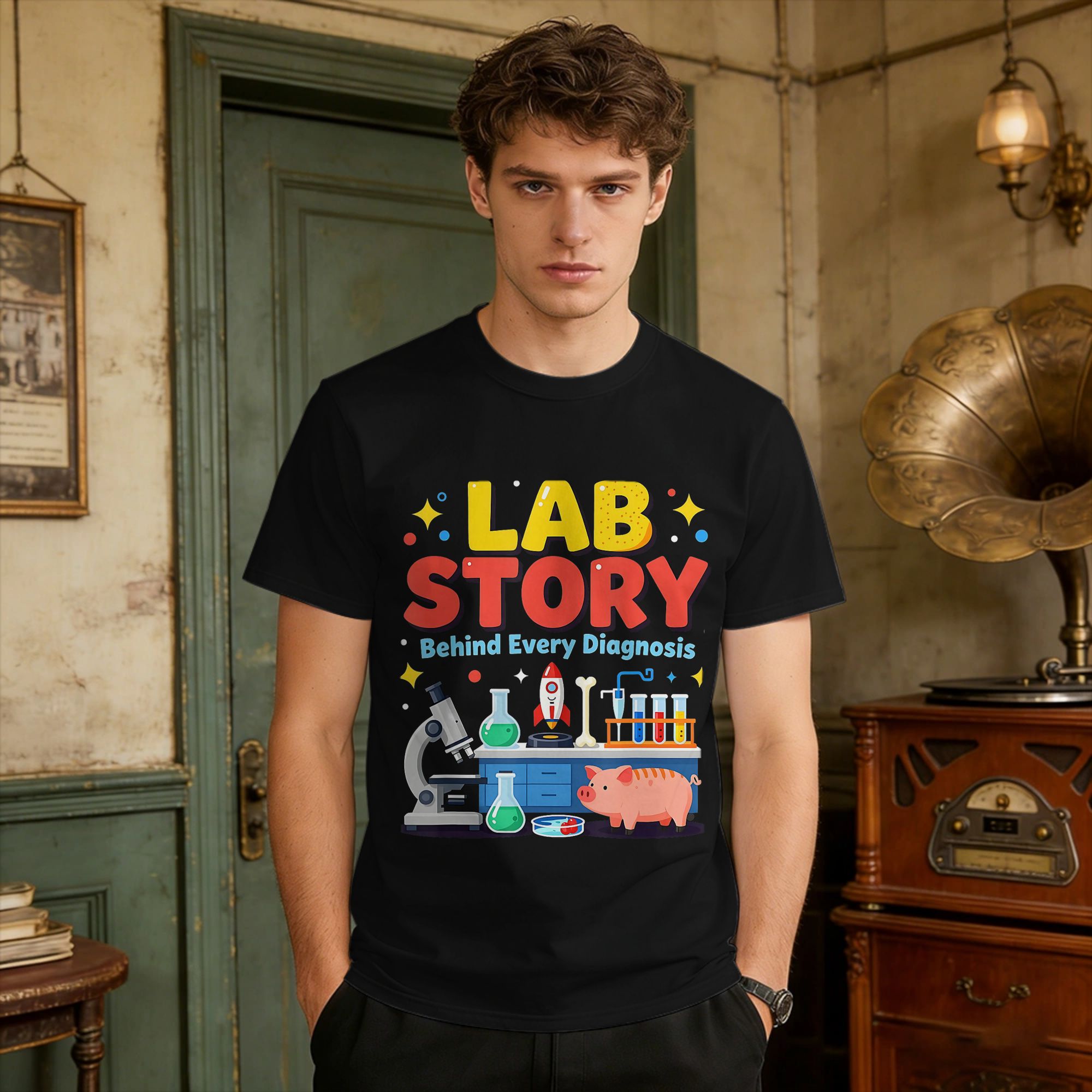 T-shirt da uomo per tecnici di - Medical Lab Technician recensione e prezzo