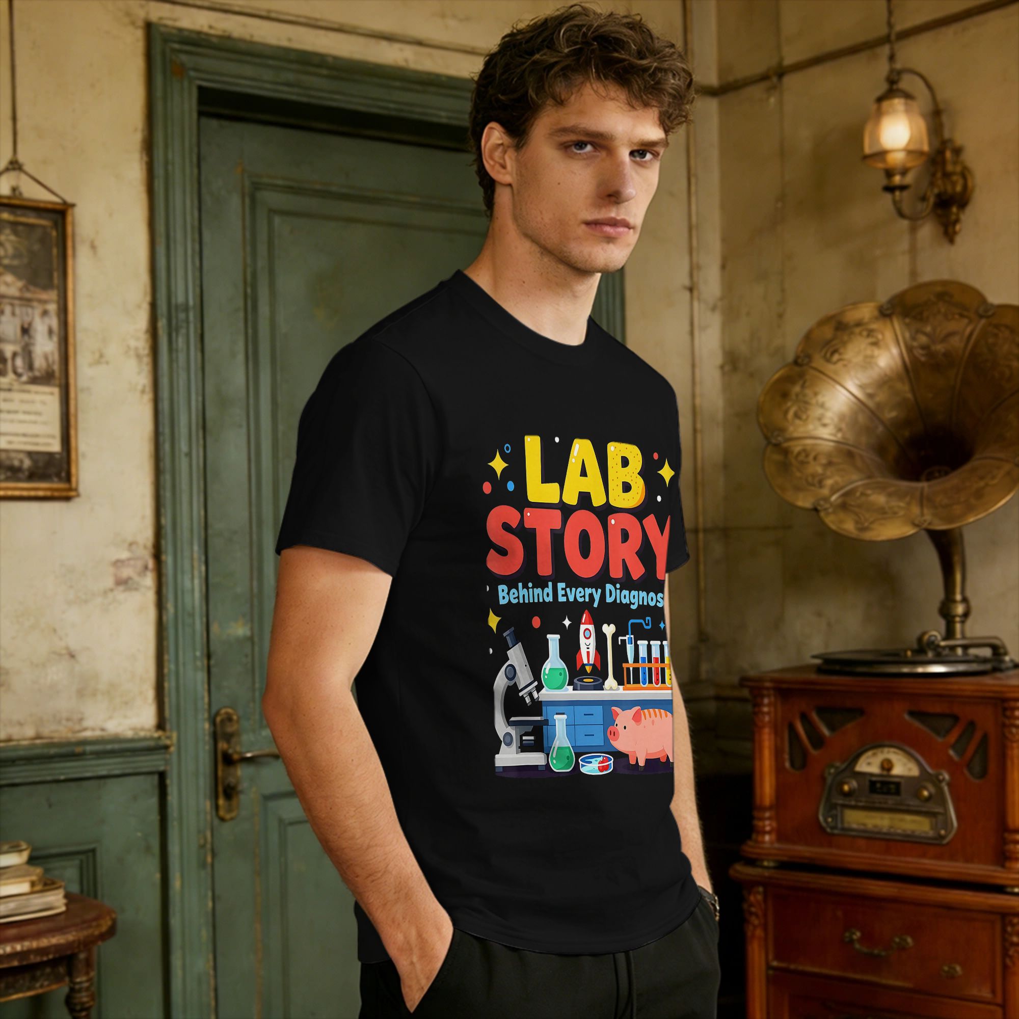 T-shirt da uomo per tecnici di - Medical Lab Technician recensione e prezzo
