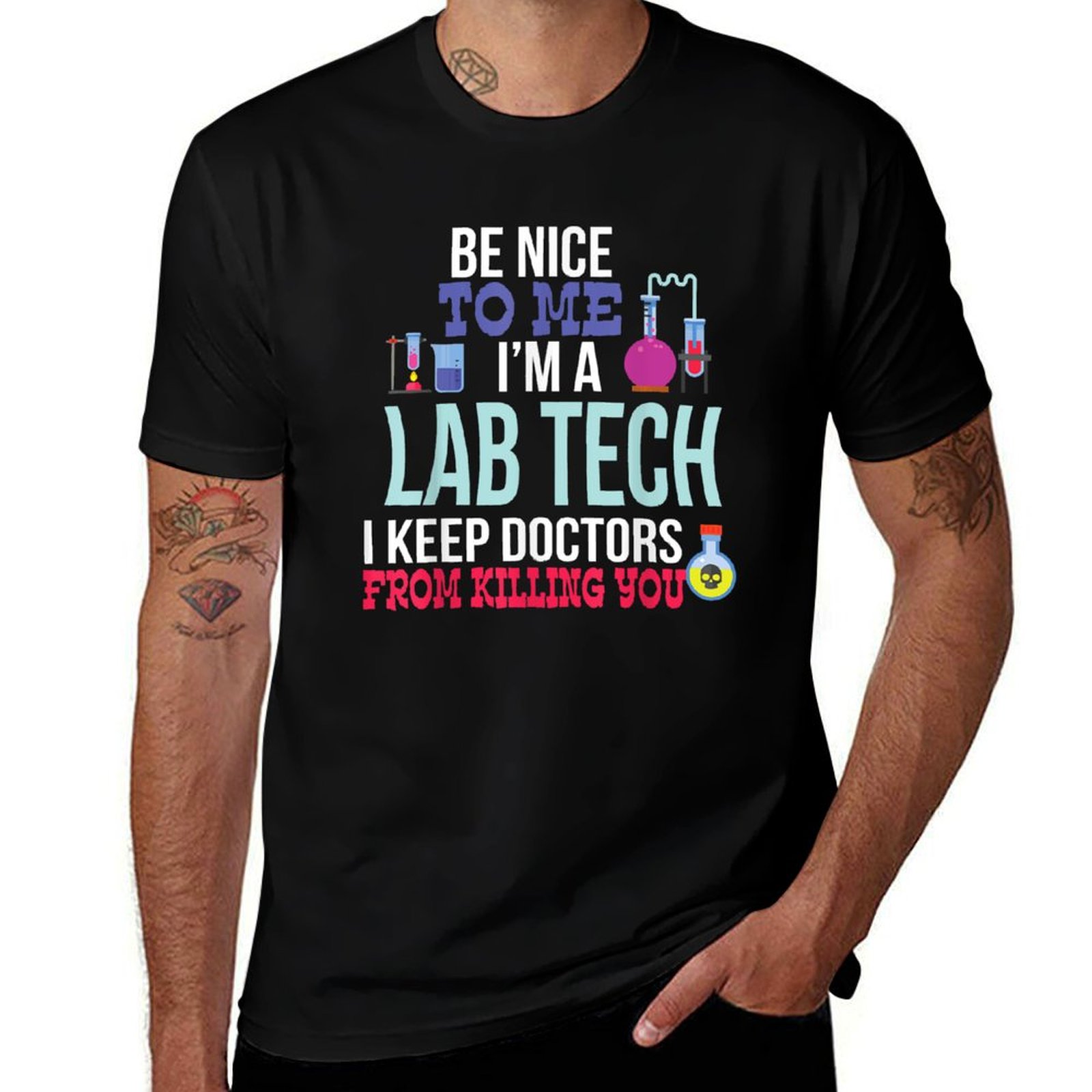 Maglietta Divertente per Tecni - Medical Lab Technician recensione e prezzo