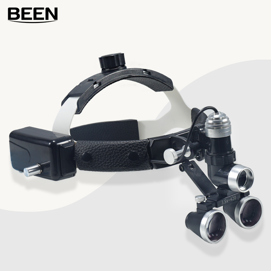 Lampada frontale a LED con len - Led Medical Headlight recensione e prezzo